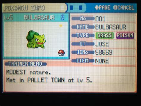 bulbasaur firered stats lv 5|bulbasaur pokedex.